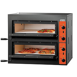 Avis Four à pizza double électrique - 4 + 4 pizzas pro - 8,4 kW - Bartscher