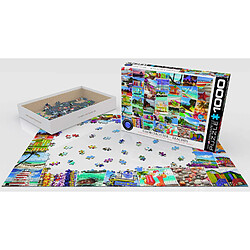 Eurographics 6000?1 932,9 cm plages Globetrotter Puzzle (Lot de 1000)