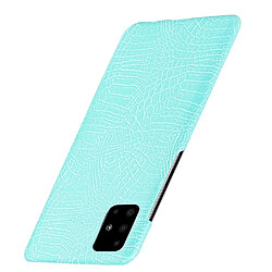 Avis Wewoo Coque Pour Galaxy A51 Antichoc Crocodile Texture PC + PU Case Vert clair