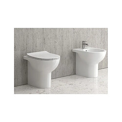 Avis Karag Cuvette WC Rimless à poser EOLIS 52x36x40cm - avec abattant à frein de chute