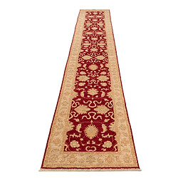 Vidal Tapis de couloir en laine 446x73 rouge Ziegler