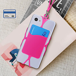 Avis Avizar Coque Cordon Universelle pour Smartphone avec Porte-carte NeckPouch Fuchsia