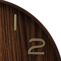 Avis Atmosphera, Createur D'Interieur Horloge en bois - Diam 55 cm - Marron