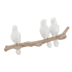 manteau mural en résine manteau crochet oiseaux sur arbre branche cintre rack 3 oiseaux pas cher