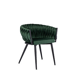 Vivaldi Chaise EMPOLI Vert Velours