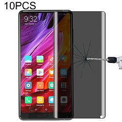 Wewoo Film de verre trempé Pour Xiaomi Mix 2 10 PCS 9H Protecteur d'écran anti-reflets de confidentialité avec un degré de protection de 180 degrés