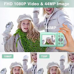 Avis INF Appareil photo 44MP / 1080P / zoom 16x / lumière d'appoint Green