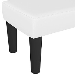 Acheter vidaXL Banc Blanc 70x30x30 cm Similicuir