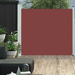 Maison Chic Auvent latéral rétractable de balcon | Store extérieur | Auvent solaire de patio 170x300 cm Marron -GKD37487