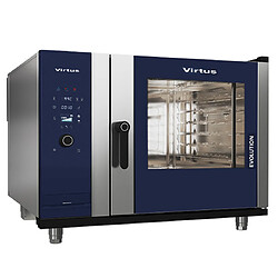 VIRTUS GROUP Four à Convection Électrique avec Vapeur Directe 6 x GN 2/3 - Virtus