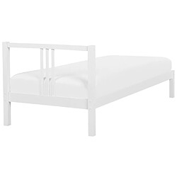 Acheter Beliani Lit simple en bois blanc 90 x 200 cm VANNES