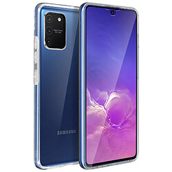 Avizar Coque Galaxy S10 Lite Protection Arrière Rigide + Avant Souple Transparent