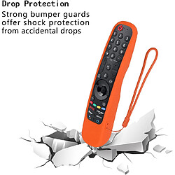 Avis SANAG etui De Protection En Silicone Pour Lg Magique 2021 2022 Telecommande, Mr21Ga Mr21Gc Mr22Ga Mr22Gn, Housse Coque Pour Lg Telecommande, Antiderapage, Antisismique, Lavable(Orange)