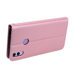 Avis Wewoo Housse Coque Étui en cuir PU à rabat horizontal relief rose pour Huawei Honor 8Cavec support et fentes cartes et portefeuille or