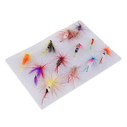 12Pcs Mouches de Pêche Assortiment Leurres de Pêche Basse Truite