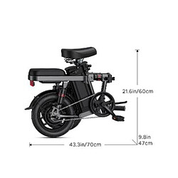 Acheter Vélo Électrique ENGWE T14 EU : Puissance 250W, Batterie 480Wh | Autonomie 45KM