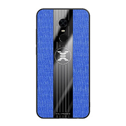 Wewoo Coque Souple Pour Xiaomi Redmi 5 Plus XINLI étui de protection en TPU antichoc Texture Bleu