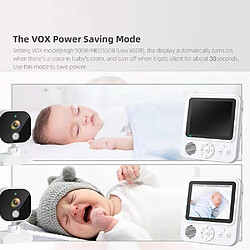 Avis Babyphone Camera Sans Fil Vision Nocturne Écran 2.8 Pouces Audio Bidirectionnel EU Plug YONIS