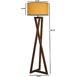 Avis Hanah Home Lampadaire en bois Macka.