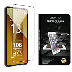 Xeptio Protection écran complet Vitre en verre trempé Full cover noir pour Xiaomi Redmi Note 13 5G -