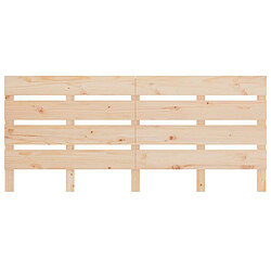 Acheter Maison Chic Tête de lit moderne pour chambre - Décoration de lit 120x3x80 cm Bois massif de pin -MN79514