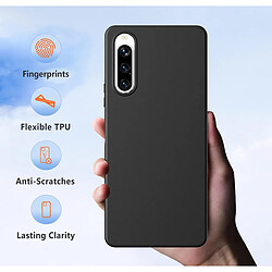 Avis Htdmobiles Coque pour Sony Xperia 10 V - housse etui silicone gel fine + verre trempe - NOIR