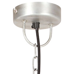 Acheter vidaXL Lampe suspendue 25 W Argenté Rond 48 cm E27