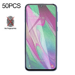 Wewoo Film de verre trempé de mat non-plein de 50 PCS pour Galaxy A40sans emballage de vente au détail