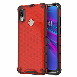 Wewoo Coque PC + TPU antichoc en nid d'abeille pour Huawei Y6 2019 Rouge