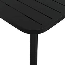 Acheter vidaXL Table de jardin anthracite 165x80x71 cm acier