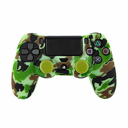 Blade PlayStation 4 - Peau du contrôleur de silicone, y compris les poignées de pouce - camouflage