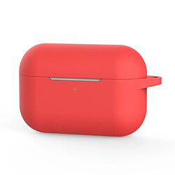 Coque en silicone avec boucle rouge pour votre Apple AirPods Pro/AirPods 3