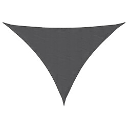 ComfortXL Voile De Parasol Tissu Oxford Triangulaire 3x4x4 M Anthracite