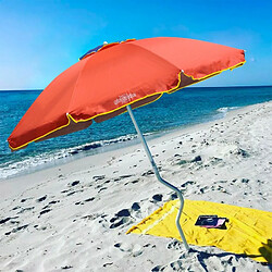 Avis Parasol de plage aluminium léger visser protection uv GiraFacile 220 cm Eolo