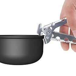 Wewoo Pot de camping Poignee de pince bol de pique-nique exterieur Ustensiles de cuisine Vaisselle Anti-Chaudiere de Accueil