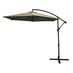 Avis Monstershop Parasol Cantilever Beige & Base Ronde