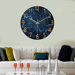 Avis Horloge Murale Suspendue Moderne Horloges En Verre De Quartz De Qualité Silencieuse Sans Coutil B