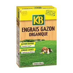 KB Engrais gazon organique Bio - 100 m2