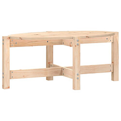 ComfortXL Table Basse 87x48x35 Cm Bois Massif De Pin