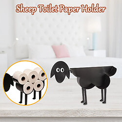 Universal Moutons noirs, chats, chiens, toilettes, porte-rouleaux, papier, salle de bains, fer, rangement, artisanat permanent, décoration, porte-serviettes en papier. pas cher