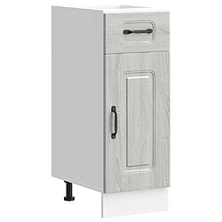 vidaXL Armoire de cuisine Kalmar sonoma gris bois d'ingénierie