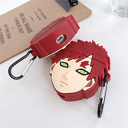 GUPBOO Airpods Coque Housse Étui Protecteur Compatible pour AirPods1/2-Anime Naruto Gaara Silicone