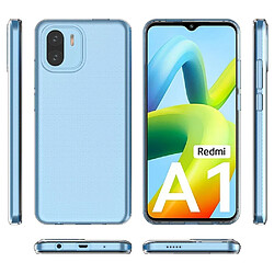 Htdmobiles Coque pour Xiaomi Redmi A1 / A1 Plus - housse etui silicone gel fine + film ecran - TRANSPARENT TPU