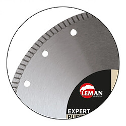 Leman - Disque Diamant Jante Continue Grès Cérame 300x30/25,4 Ht 7