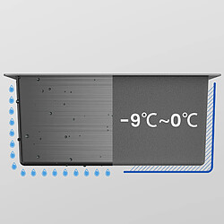 Avis AuraLum Max Évier Encastré 44x44x20CMcm - Évier de Cuisine 1 Bac en Acier Inoxydable - Évier de Cuisine Gris Noir avec Vidange,EU Modèle