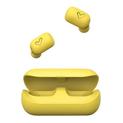 Avis Totalcadeau Casques sans fil Bluetooth avec Microphone 380 mAh Couleur - Jaune pas cher