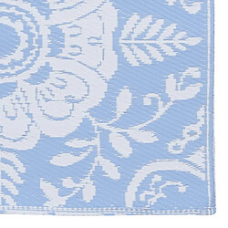 Acheter vidaXL Tapis d'extérieur Bleu azuré 80x150 cm PP