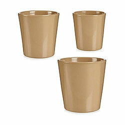 Ibergarden Set de pots Beige Argile (6 Unités)