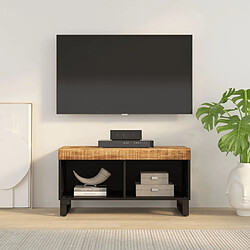 Maison Chic Meuble TV scandinave - Banc TV pour salon 85x33x43,5 cm bois massif de manguier -MN43544