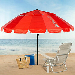 Avis Parasol Aktive Rouge Aluminium 240 x 235 x 240 cm (6 Unités)